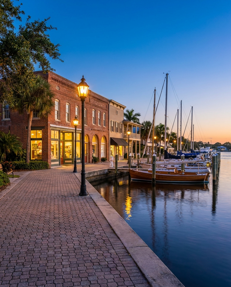 Historic downtown Stuart waterfront